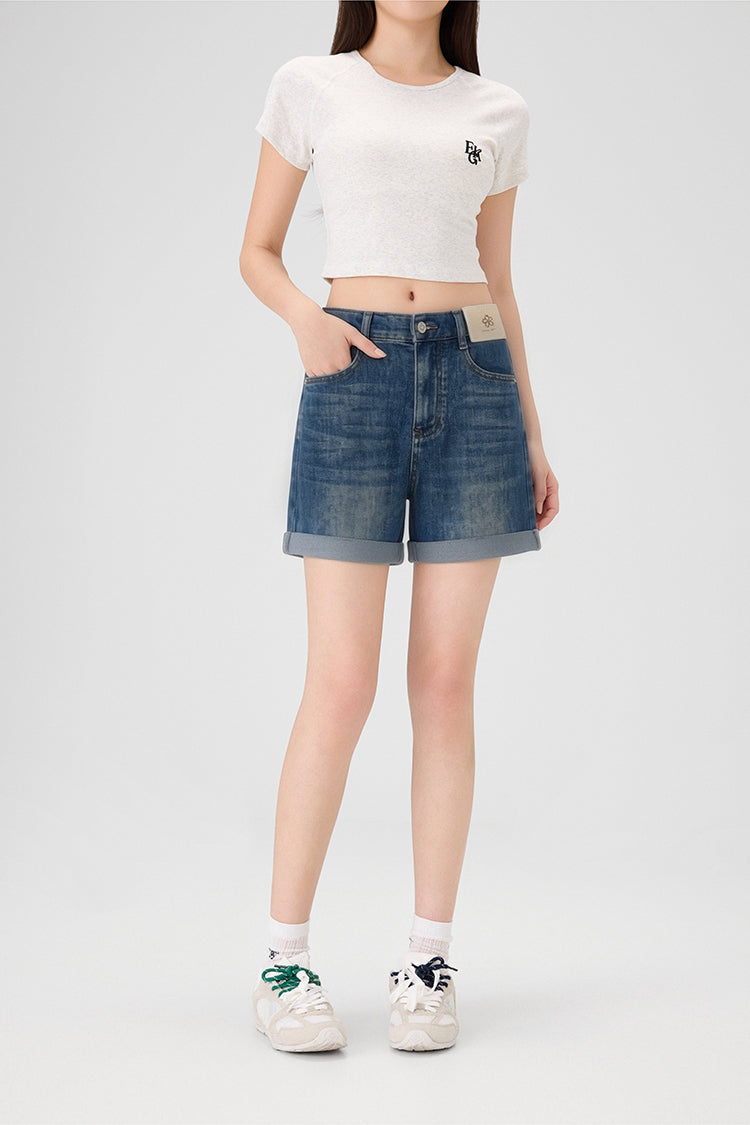Women's Denim Shorts - 16N5048